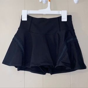 Free People movement Black Skort XS